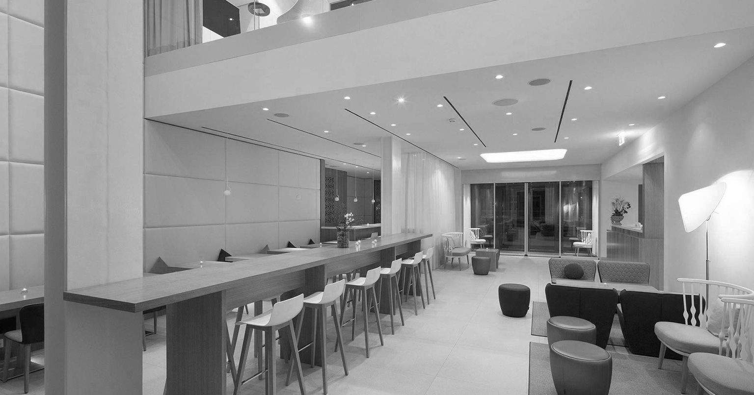 Bar de l'hôtel The Passage au centre-ville de Bâle