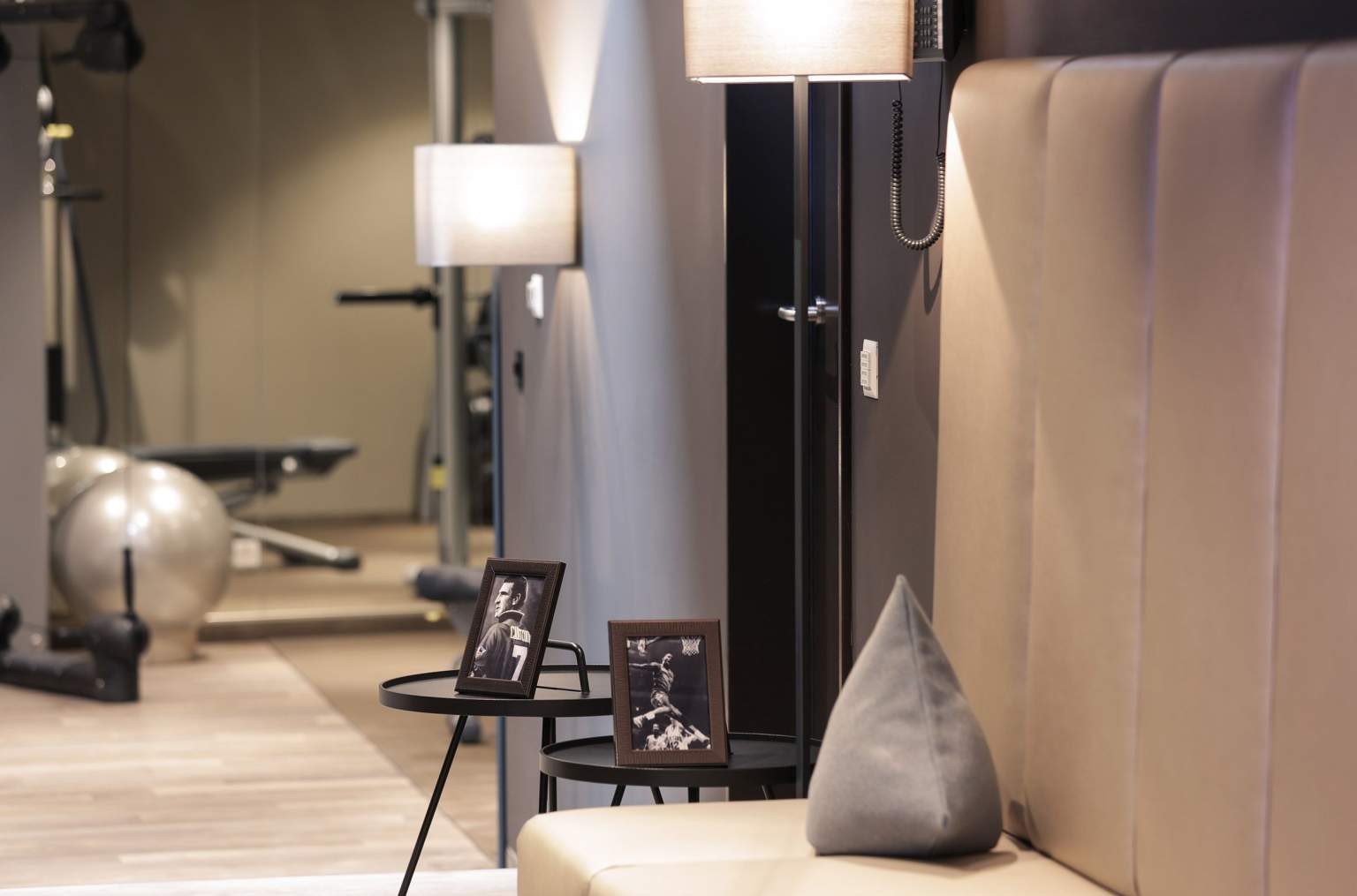 Salle de fitness de l'hôtel The Passage à Bâle